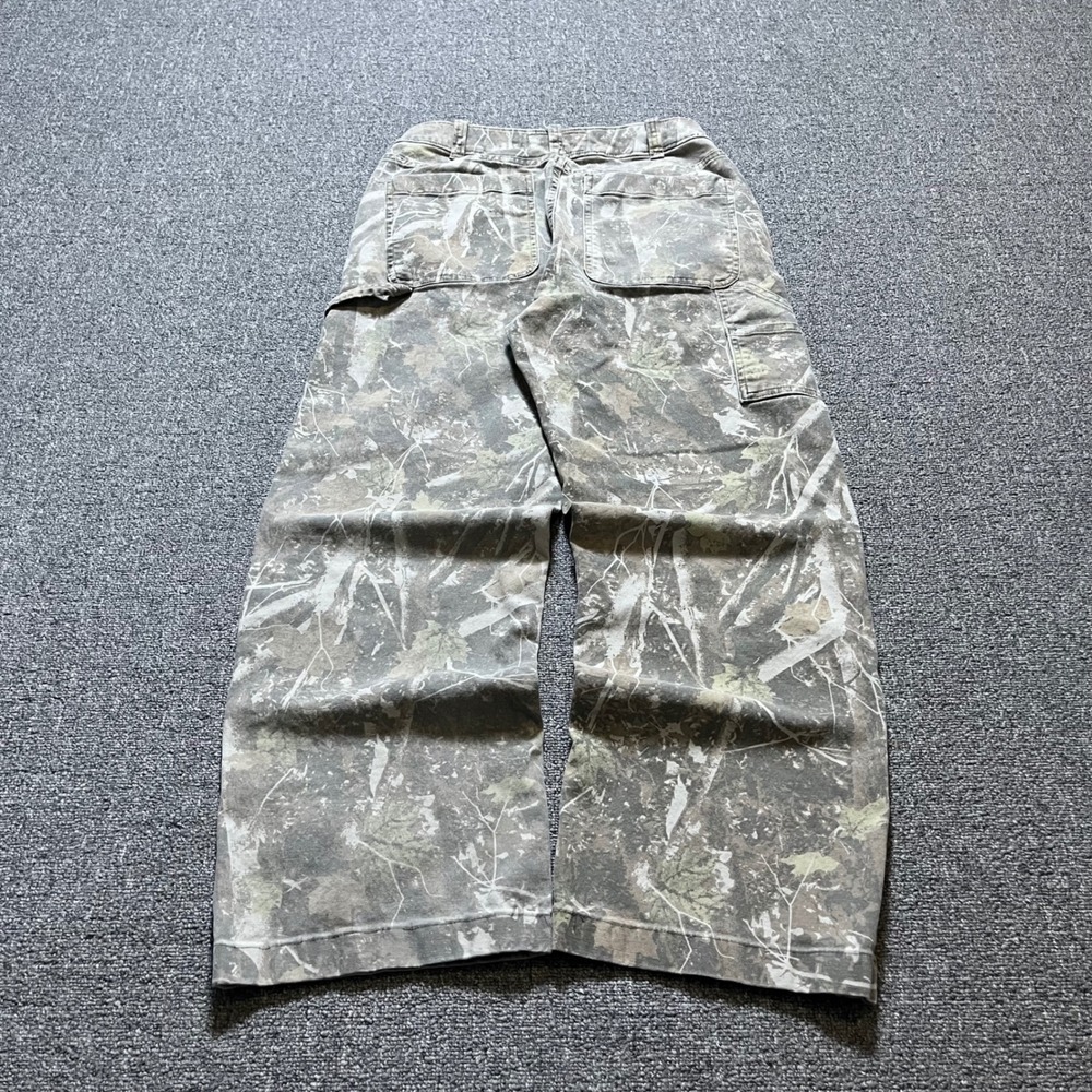 Abercrombie & Fitch Baggy Carpenter Pants 29x30 Camo Real Tree Streetwear Skater